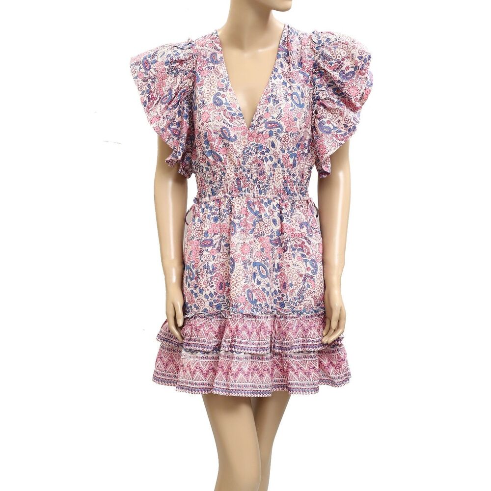 SAYLOR Pink and Purple Mini Dress